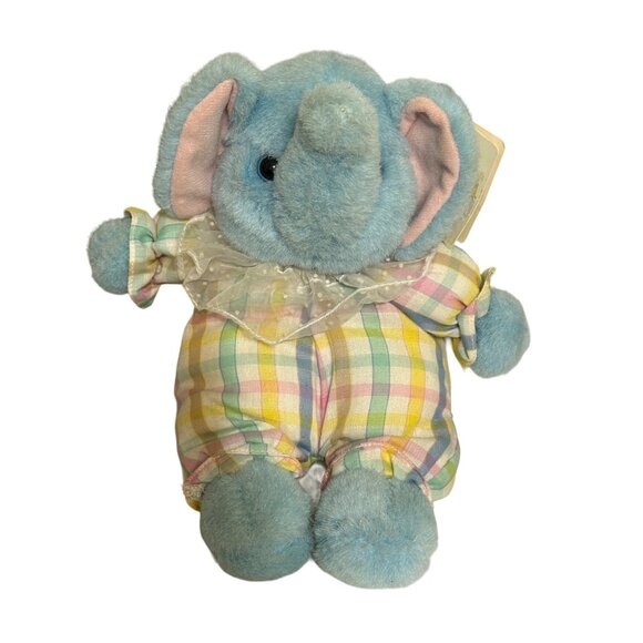 Russ Caress Soft Pets Eloise Elephant Stuffed Animal Toy Plush 9"‎ - Picture 1 of 7